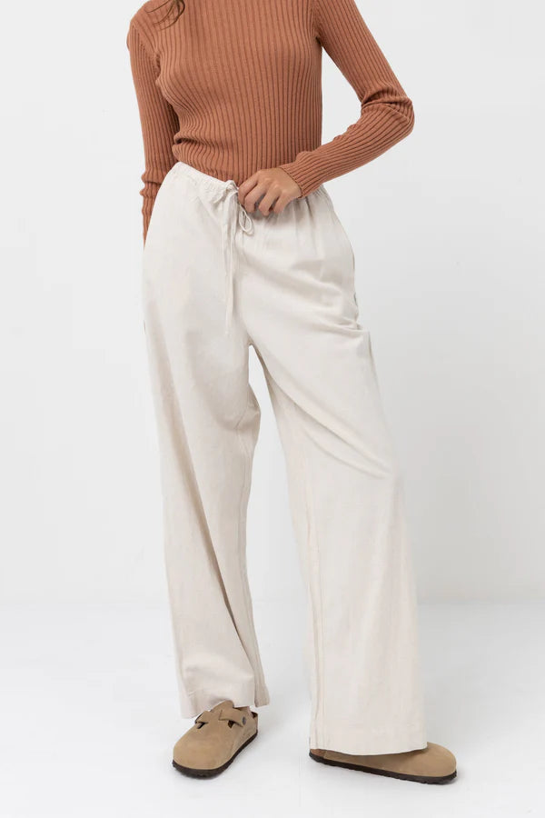 Classic Drawstring Pants - Oat