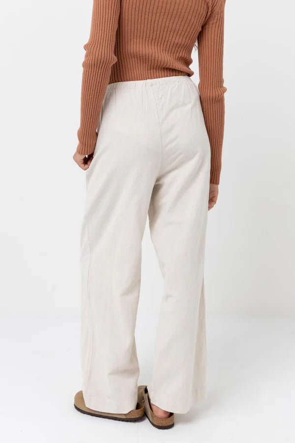 Classic Drawstring Pants - Oat