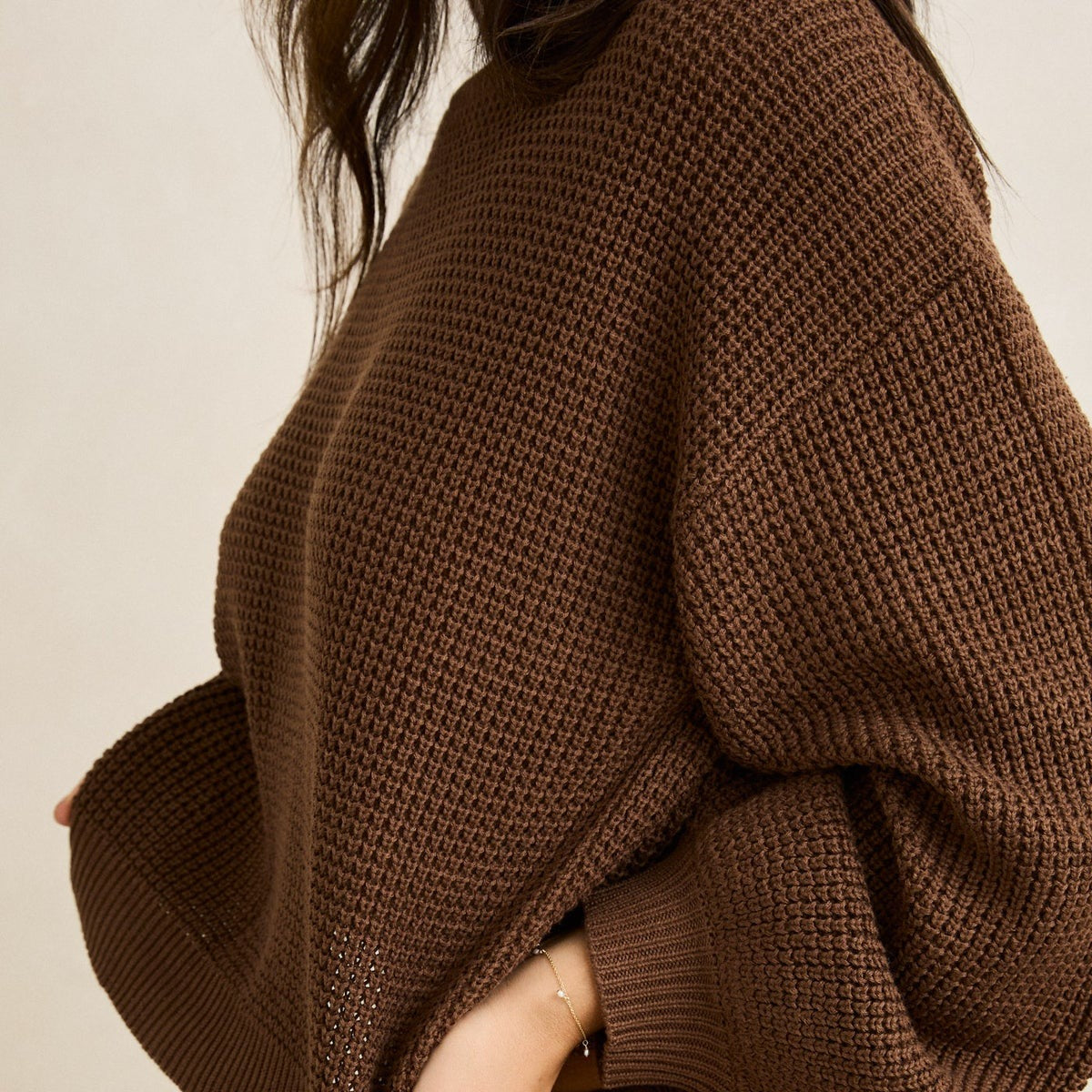 Classic Knit Jumper - Chocolate