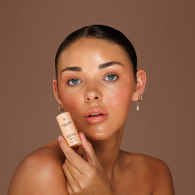 Natural Lip and Cheek Tint - Coral