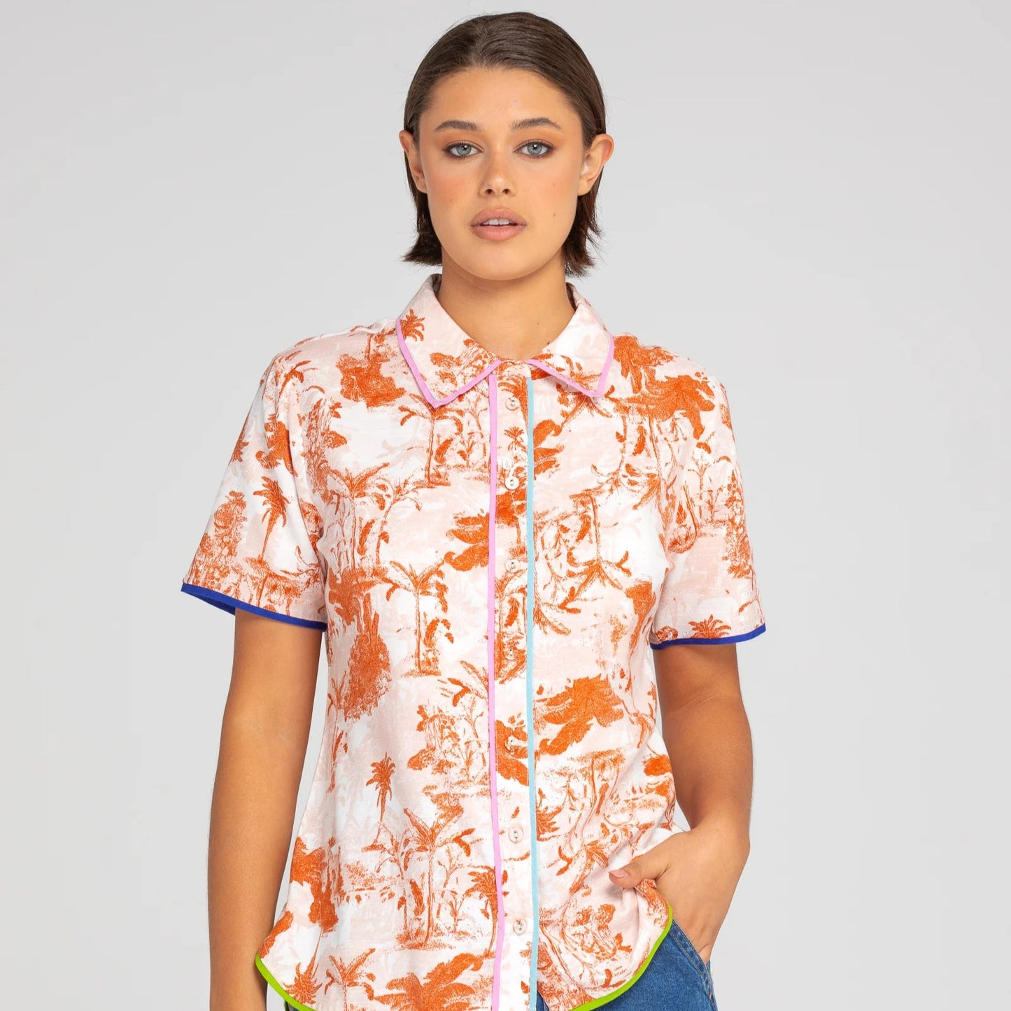 Cuba Shirt -Western Palm