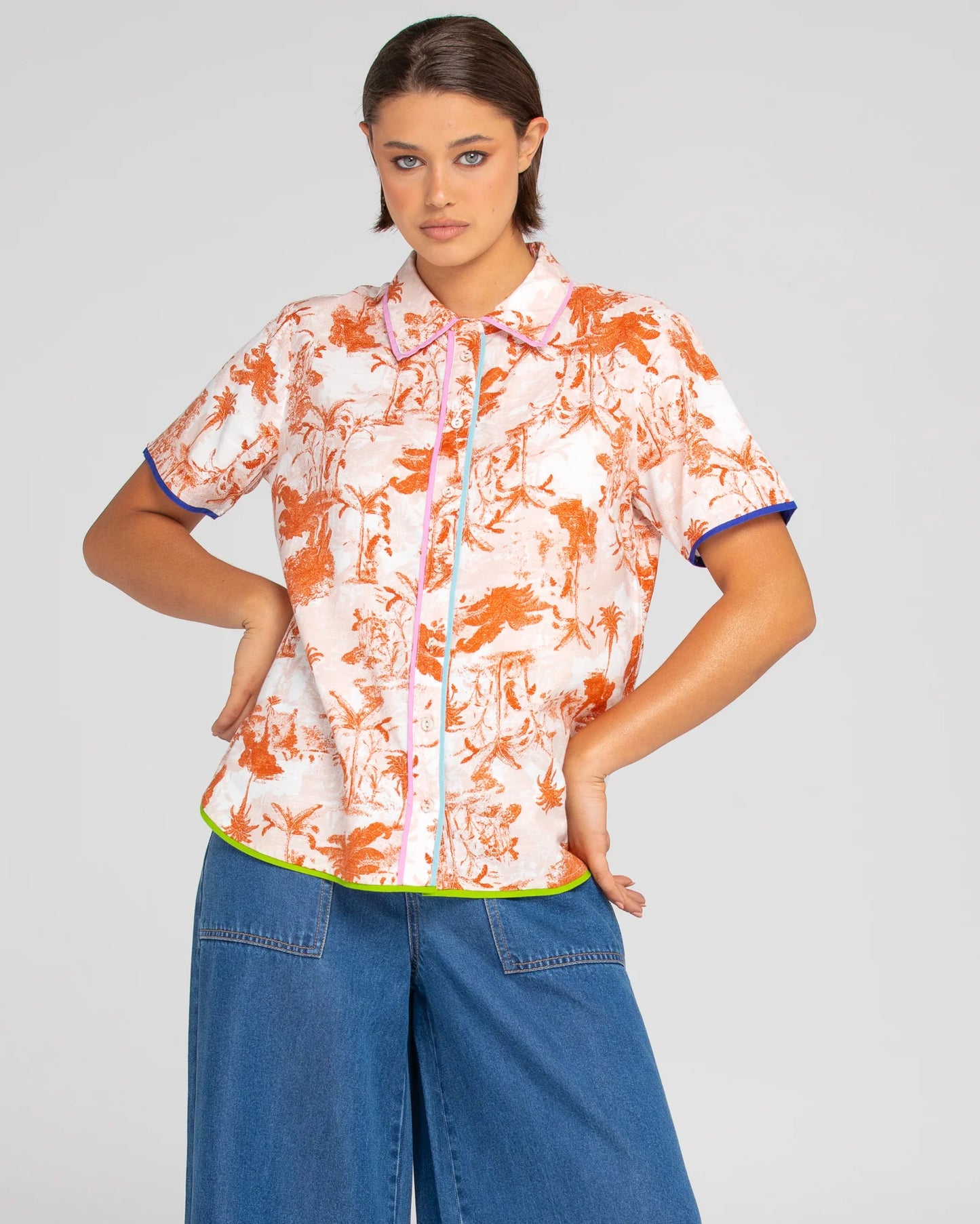 Cuba Shirt -Western Palm