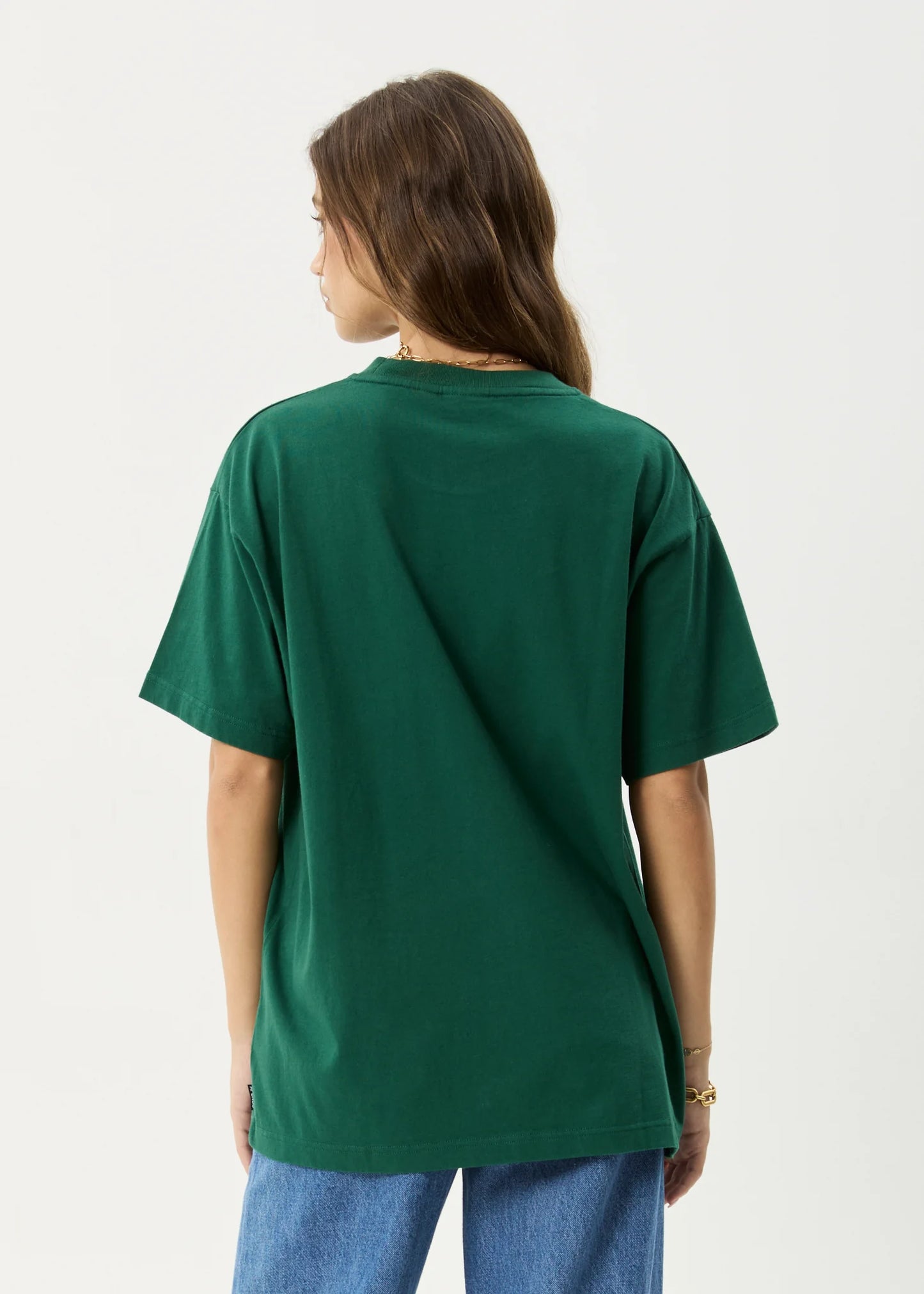Cygnet Recycled Oversized Tee - Hunter Green