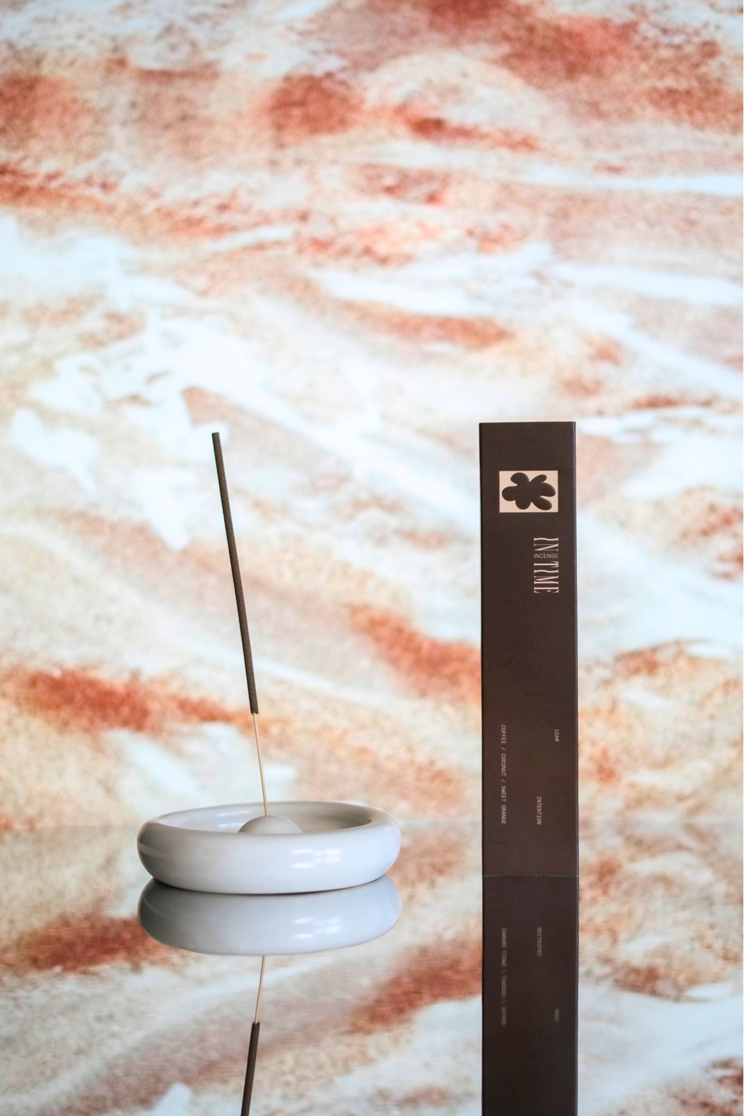 10AM Intention Incense stick alight