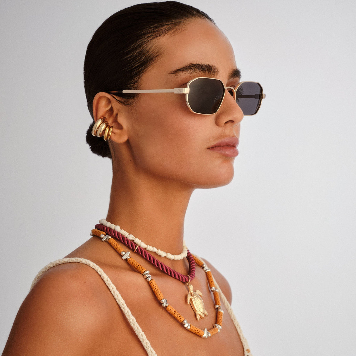 Mythic Sunglasses - Gold Polarised