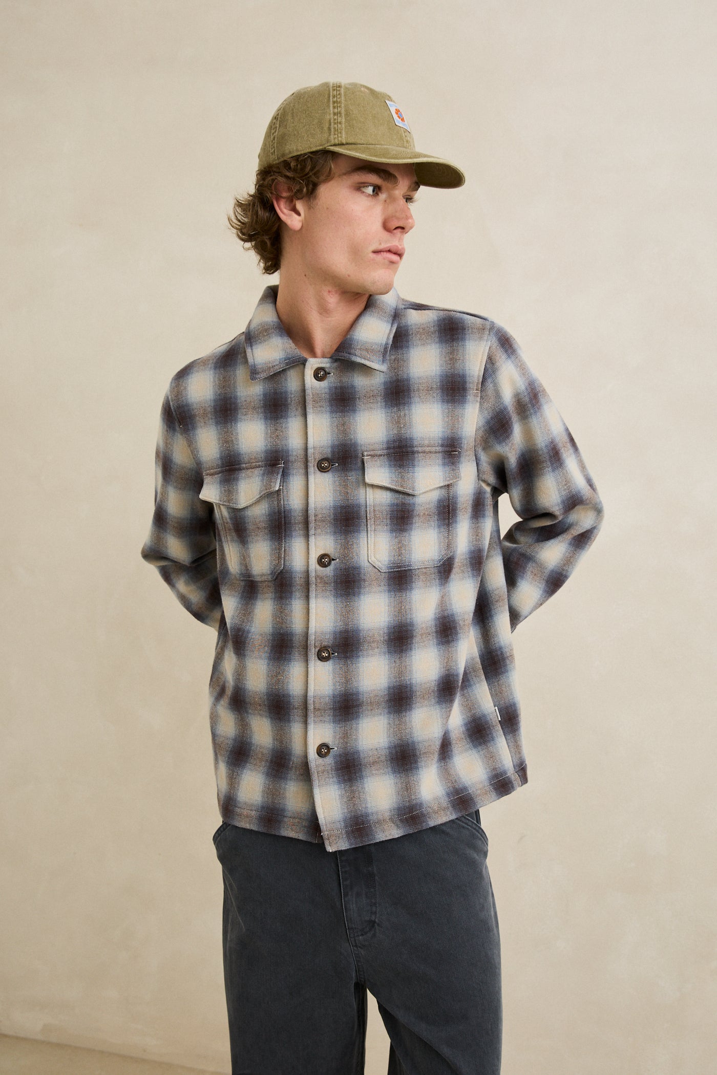 Polar Bond LS Flannel - Smoke