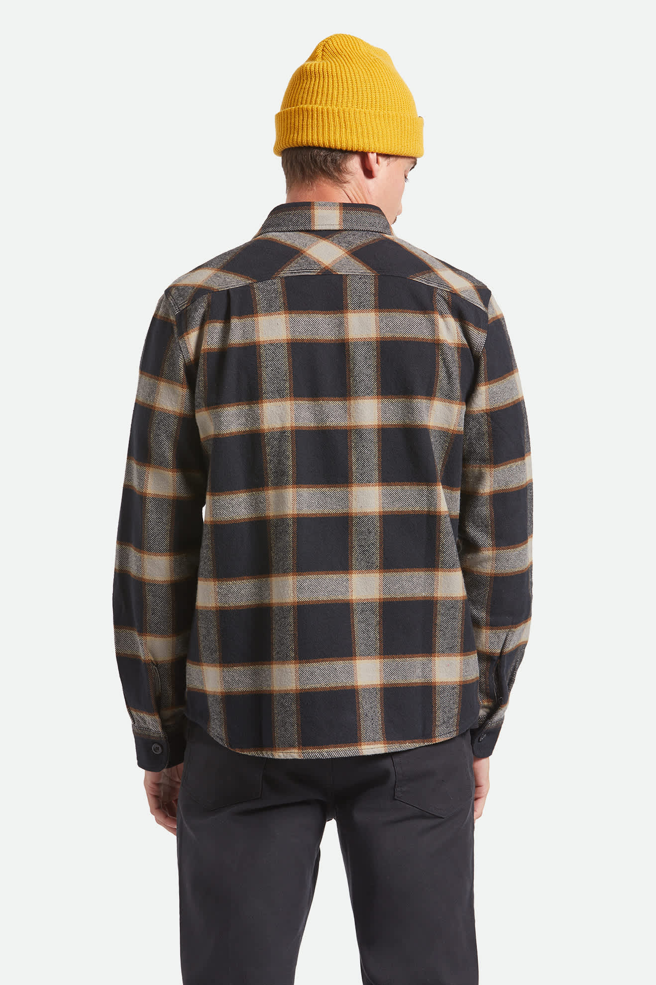 Bowery Heavyweight L/S Flannel - Black / Cream