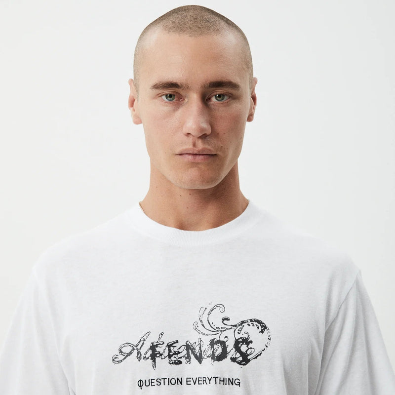 Dreamer Hemp Retro Tee - White