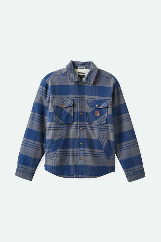 Durham Lined Jacket - Washed Navy / Beige Plaid