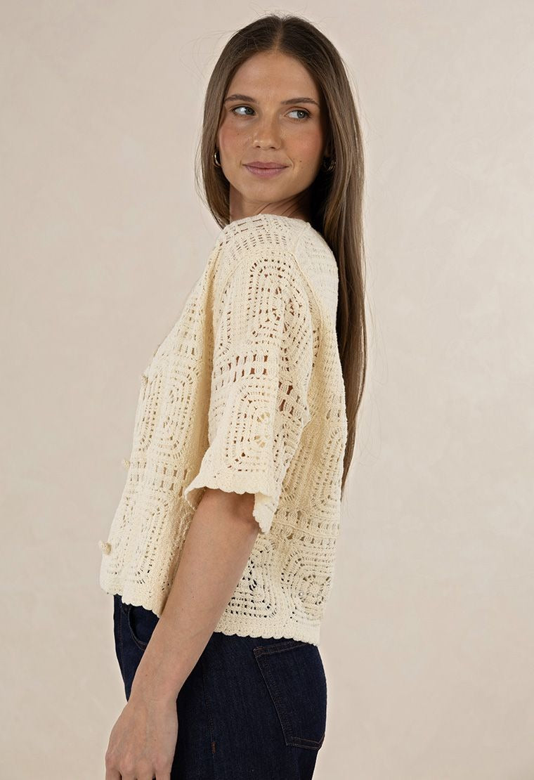 Dylan Cardigan - Cream