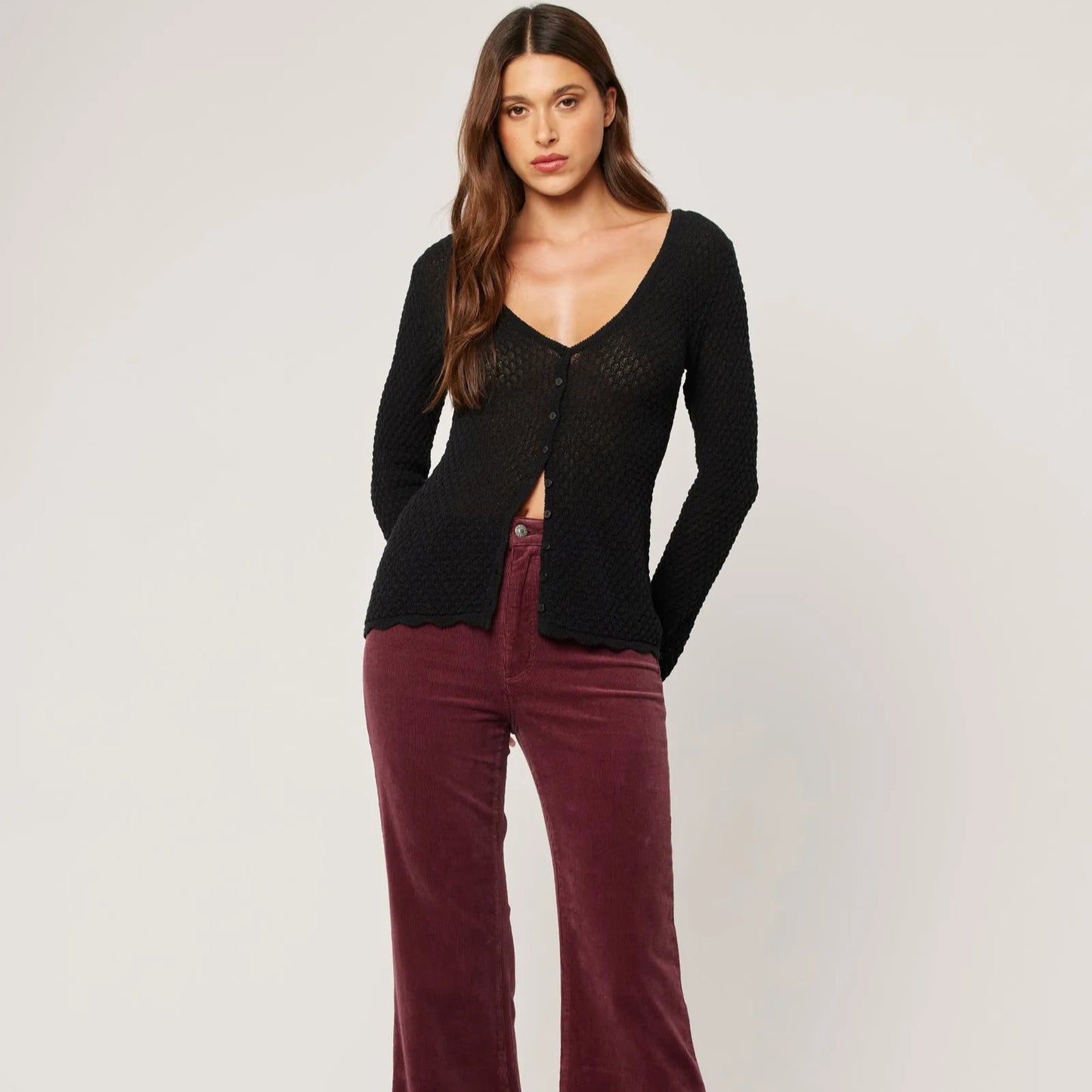 Eastcoast Flare Baby Cord - Ox Blood