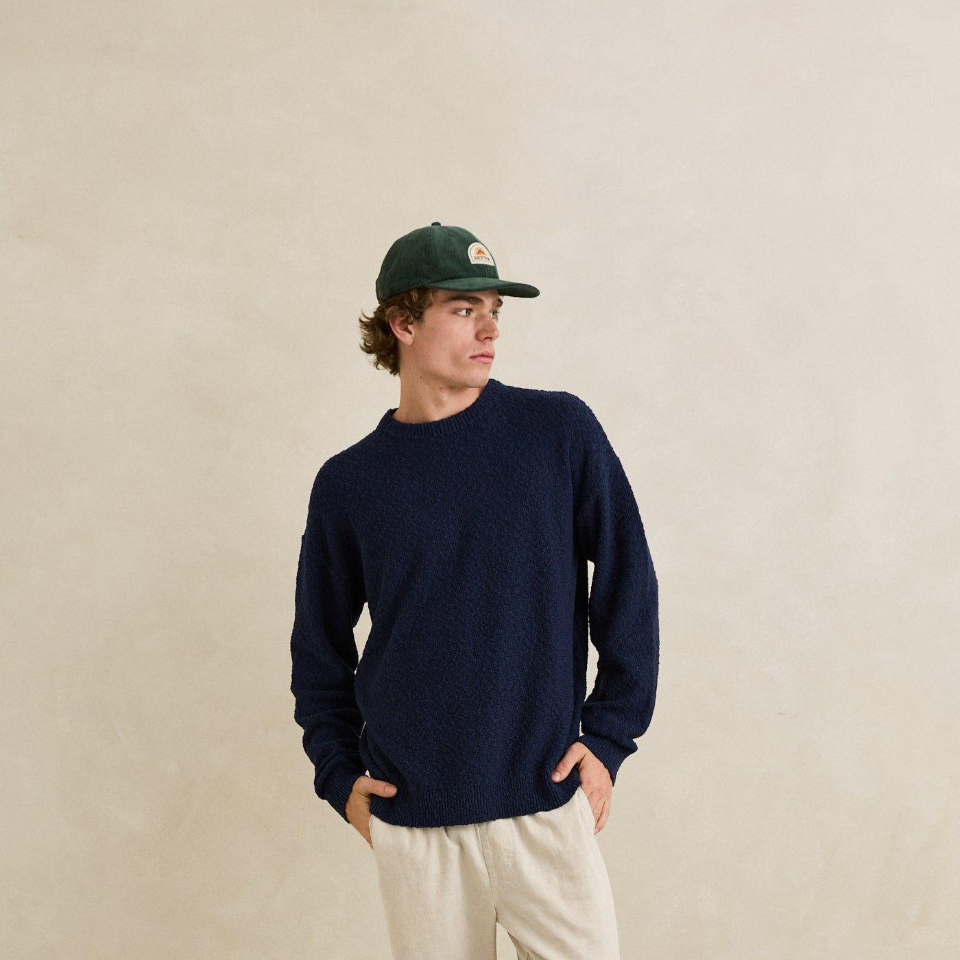 Worn Path Knit - Navy