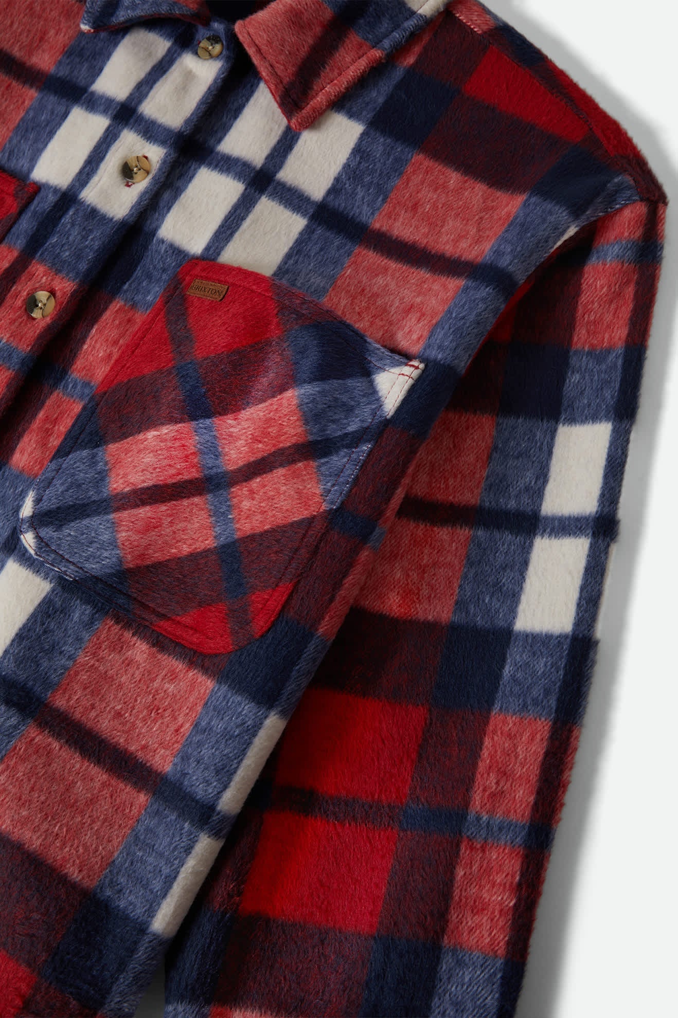 Bowery W Soft Brushed Flannel - Adrenaline Rush / Navy