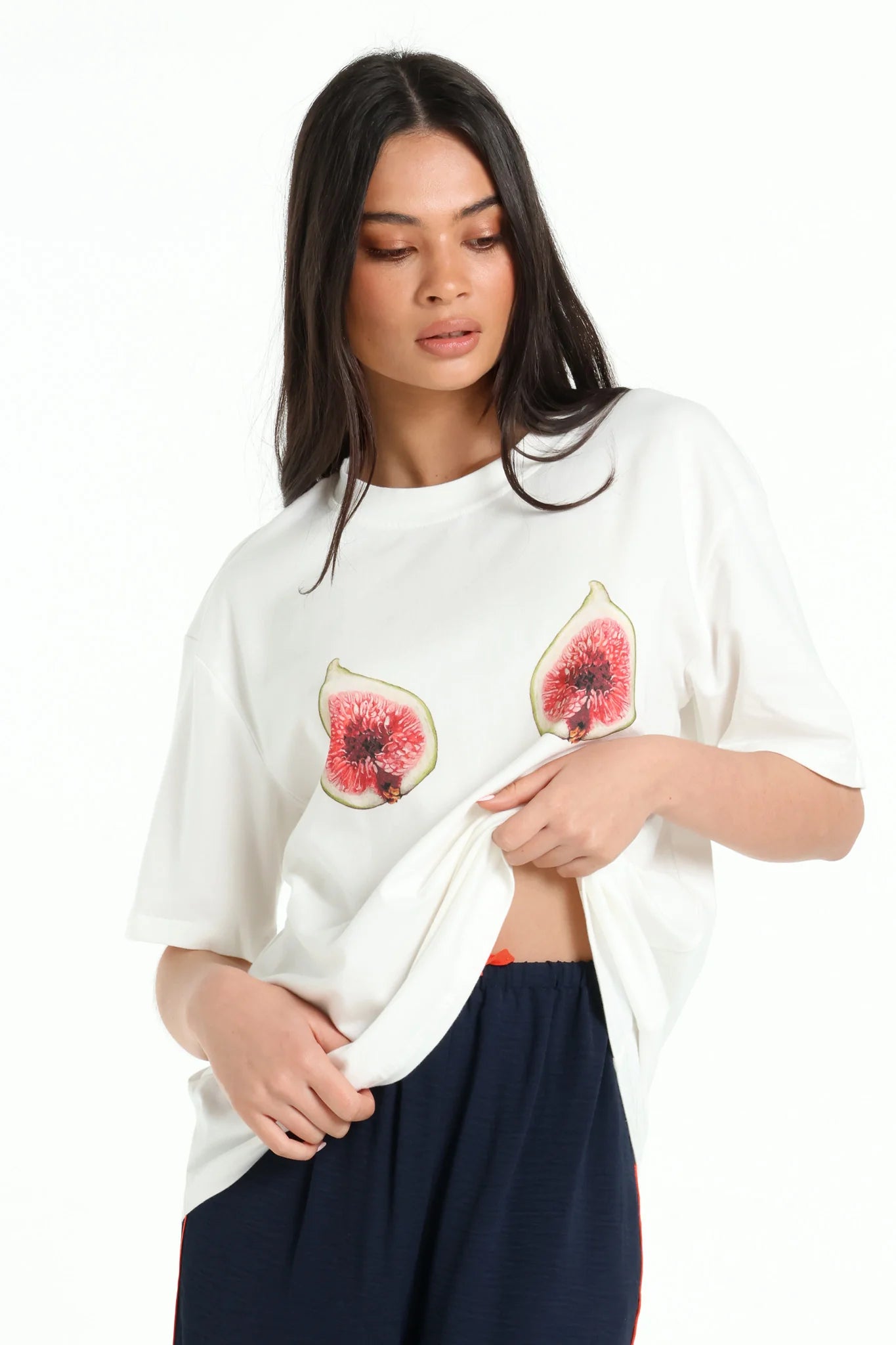Figure Me Out Tee - Cream