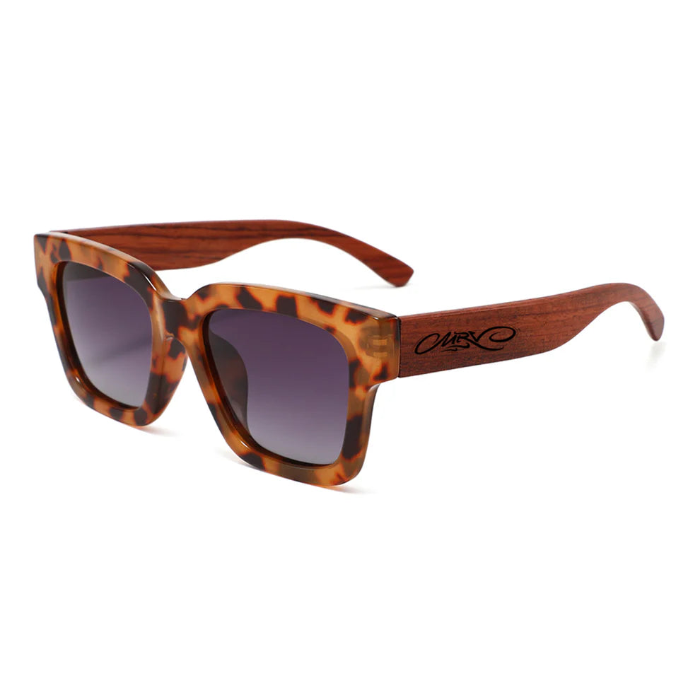 MRV Eco Bamboo Flinders Bay Sunglasses - Leopard