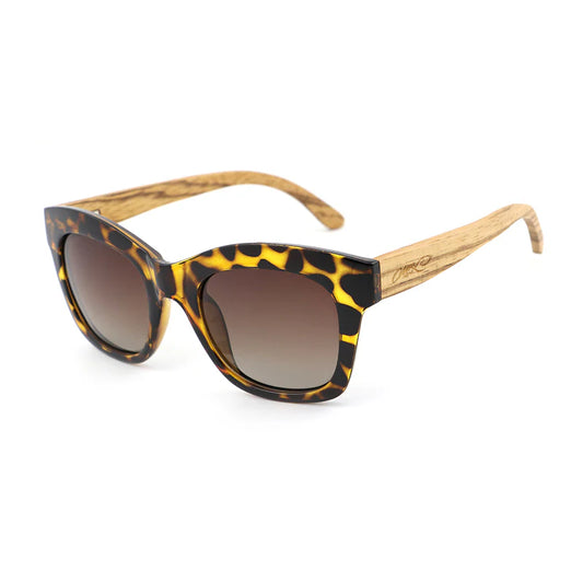 MRV Eco Bamboo Geo Bay Sunglasses - Tiger