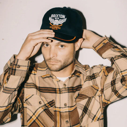 Bowery Flannel - SAND/PINECONE/SOLAR ORANGE
