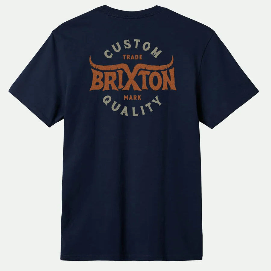 Gibson S/S Standard T-Shirt - Washed Navy