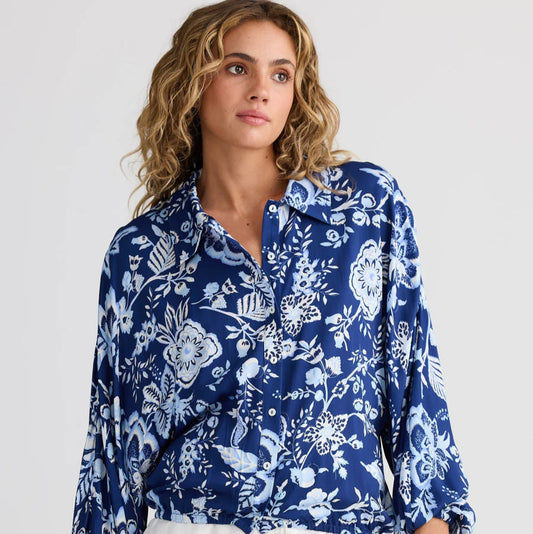 Hazel Shirt - Celestial Bloom