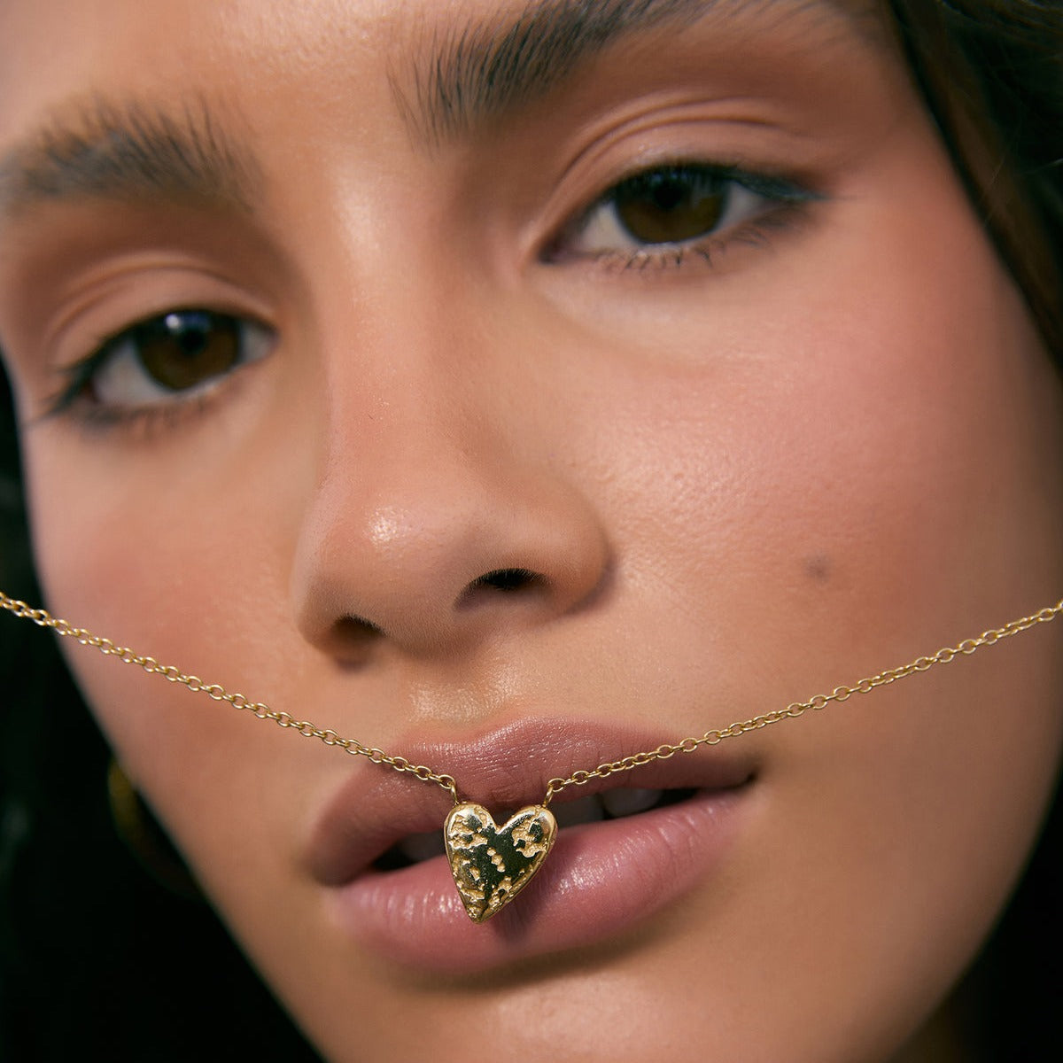 Honey Heart Necklace