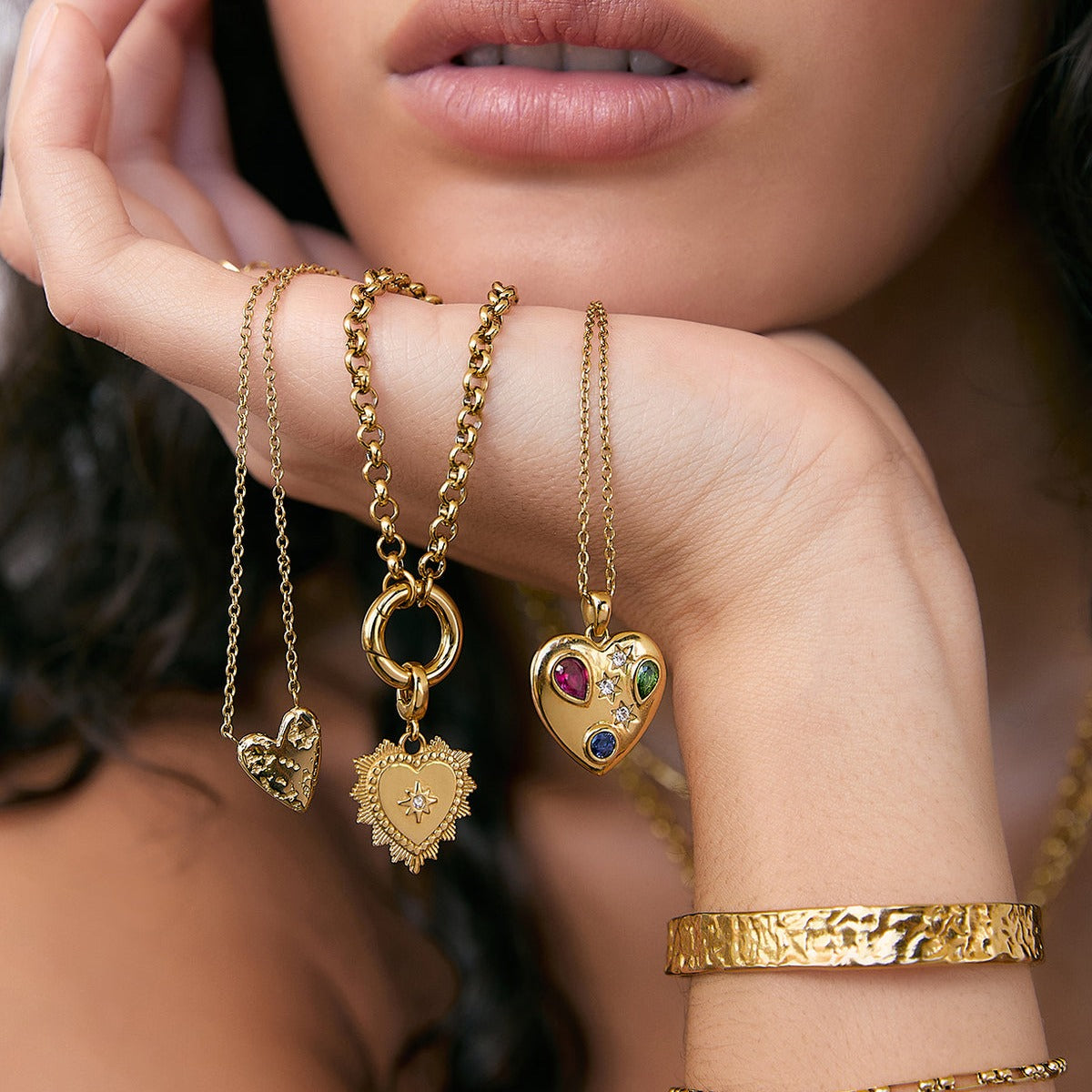Honey Heart Necklace