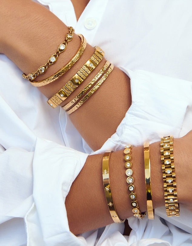 Elodi Gold Cuff Bracelet