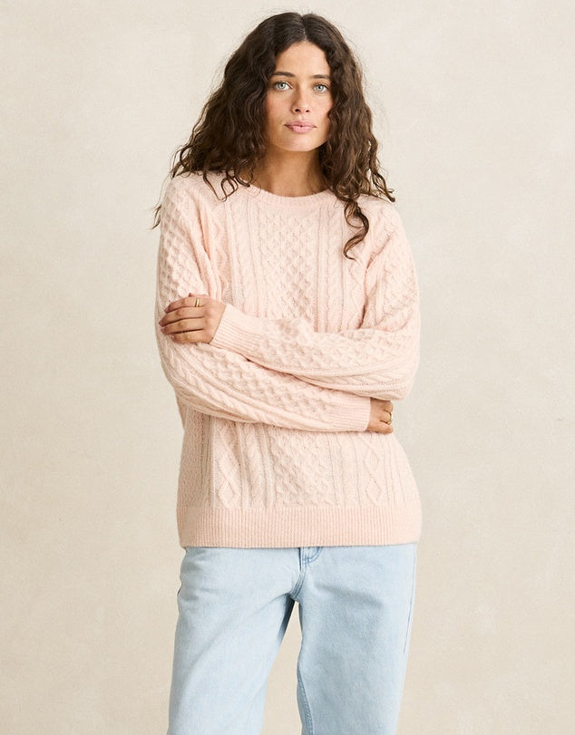 Mohair Oceanside Knit - Blush