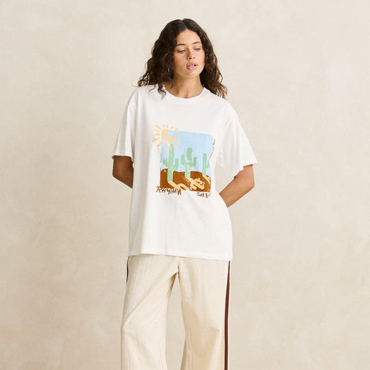 Vintage Desert Oversized T-Shirt - Vintage White