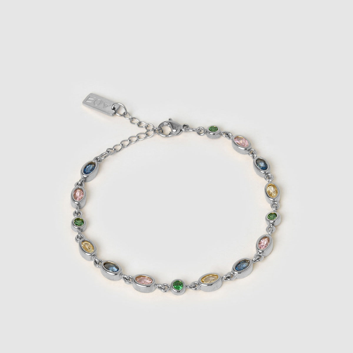 Isadora Silver Bracelet - Multi