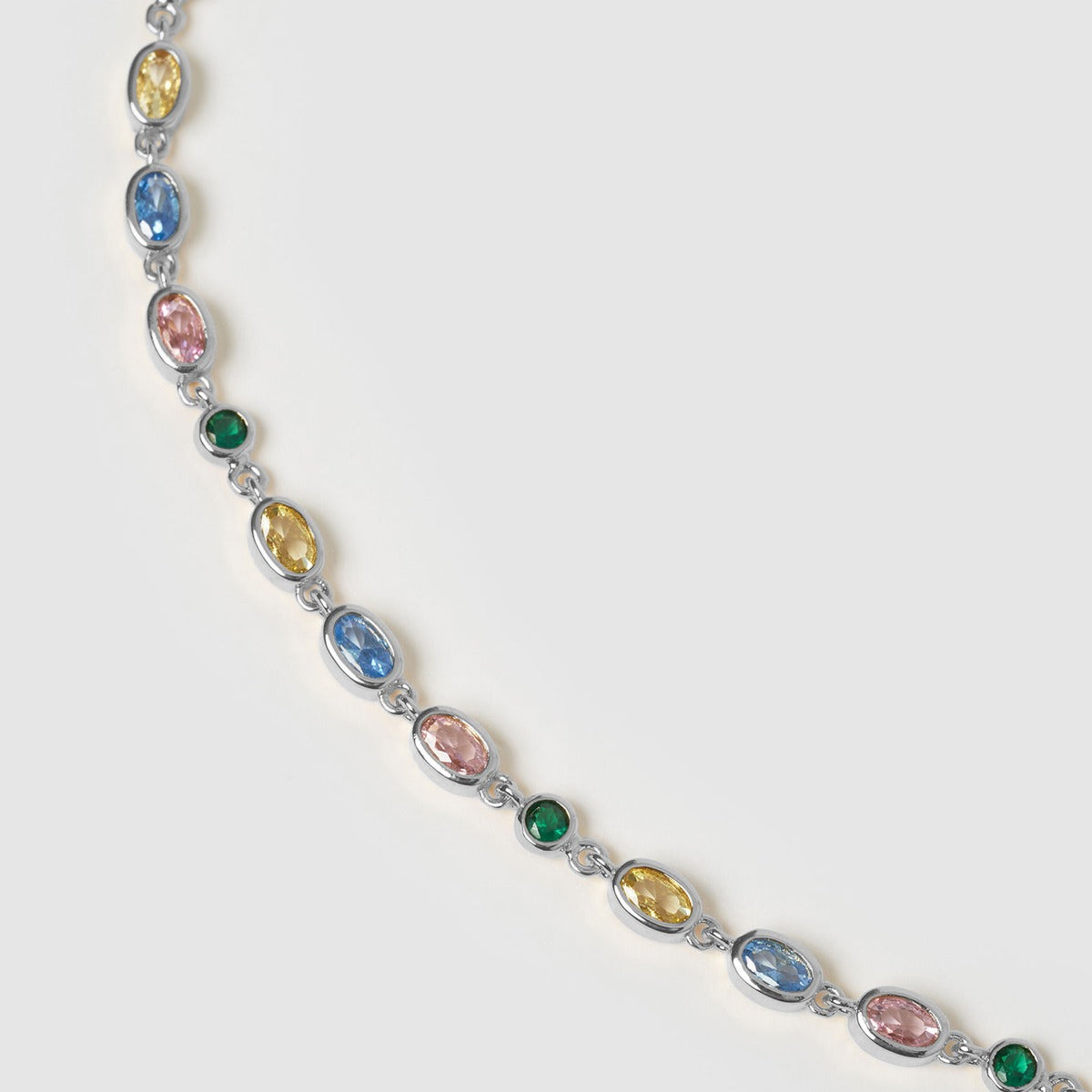 Isadora Silver Necklace - Multi
