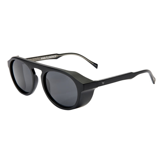 I-SEA Ivan Florence sunglasses, black frame with smoke polarised lens
