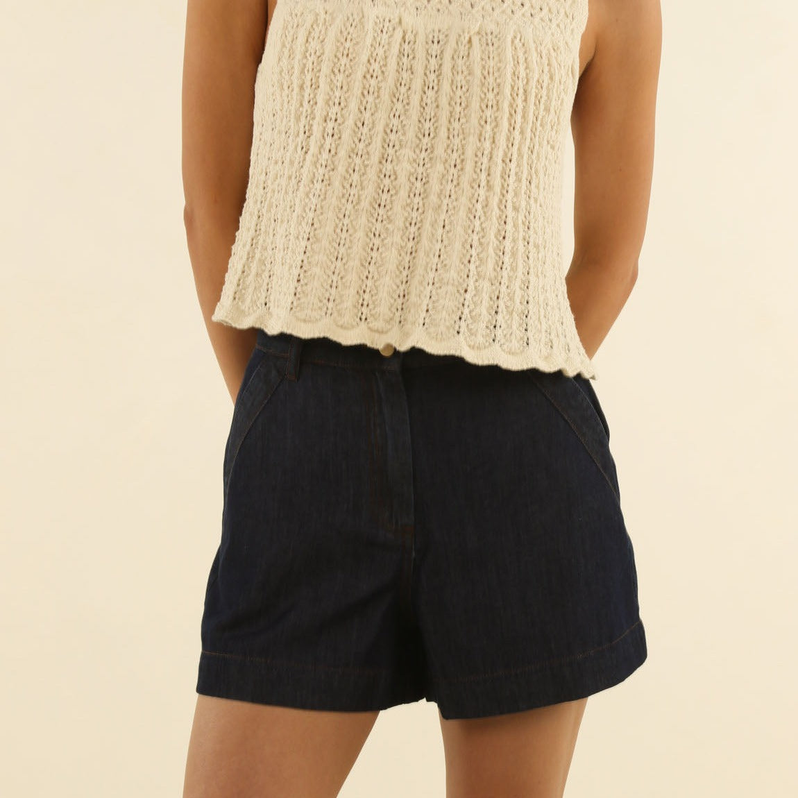 Humidity Lifestyle Ivy Denim Short - Dark Blue