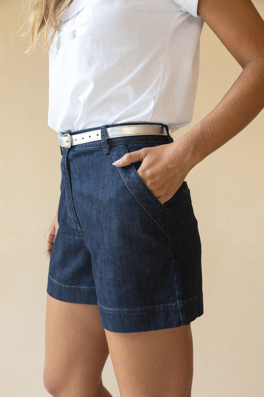 Humidity Lifestyle Ivy Denim Short - Dark Blue