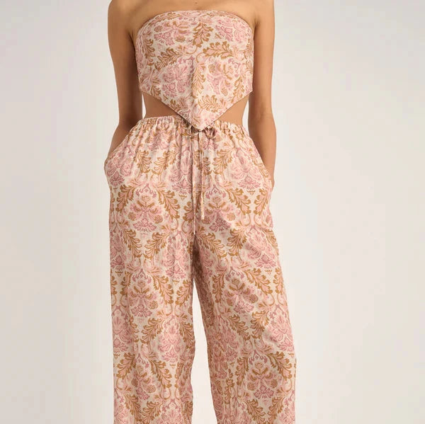 Jessie Paisley Drawstring Pant