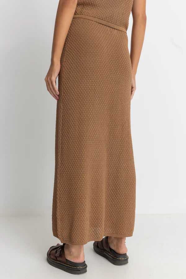 Jossie Knit Maxi Skirt - Chocolate