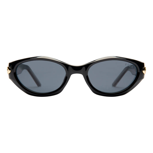 I-SEA Kensington sunglasses, black frame with smoke polarised lens
