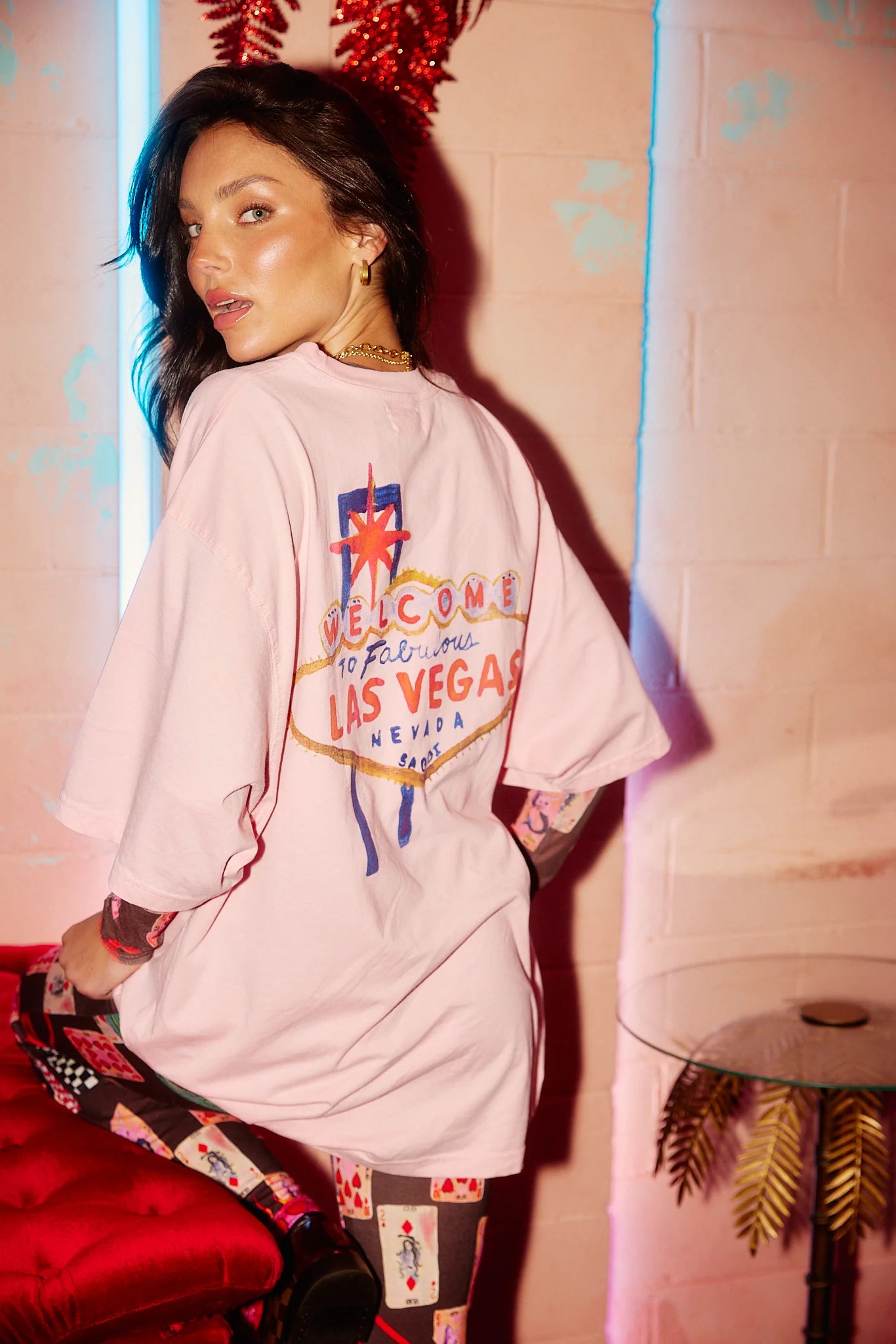 The Lady Luck Tee - Pink