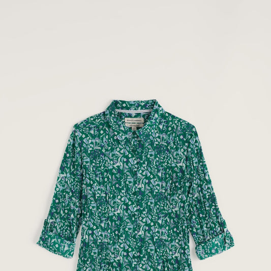 Larissa Shirt - Woodland Floral Dark Stem