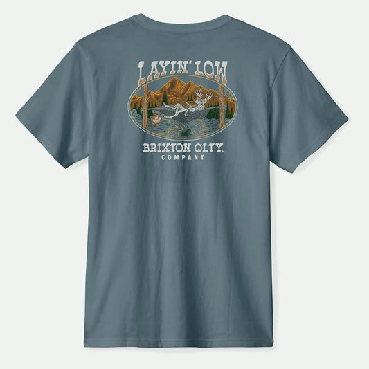 Layin' Low S/S Standard T-Shirt - Basalt