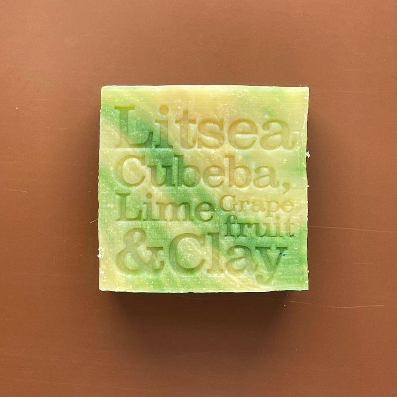 Litsea Cubeba, Lime, Grapefruit and Clay Soap