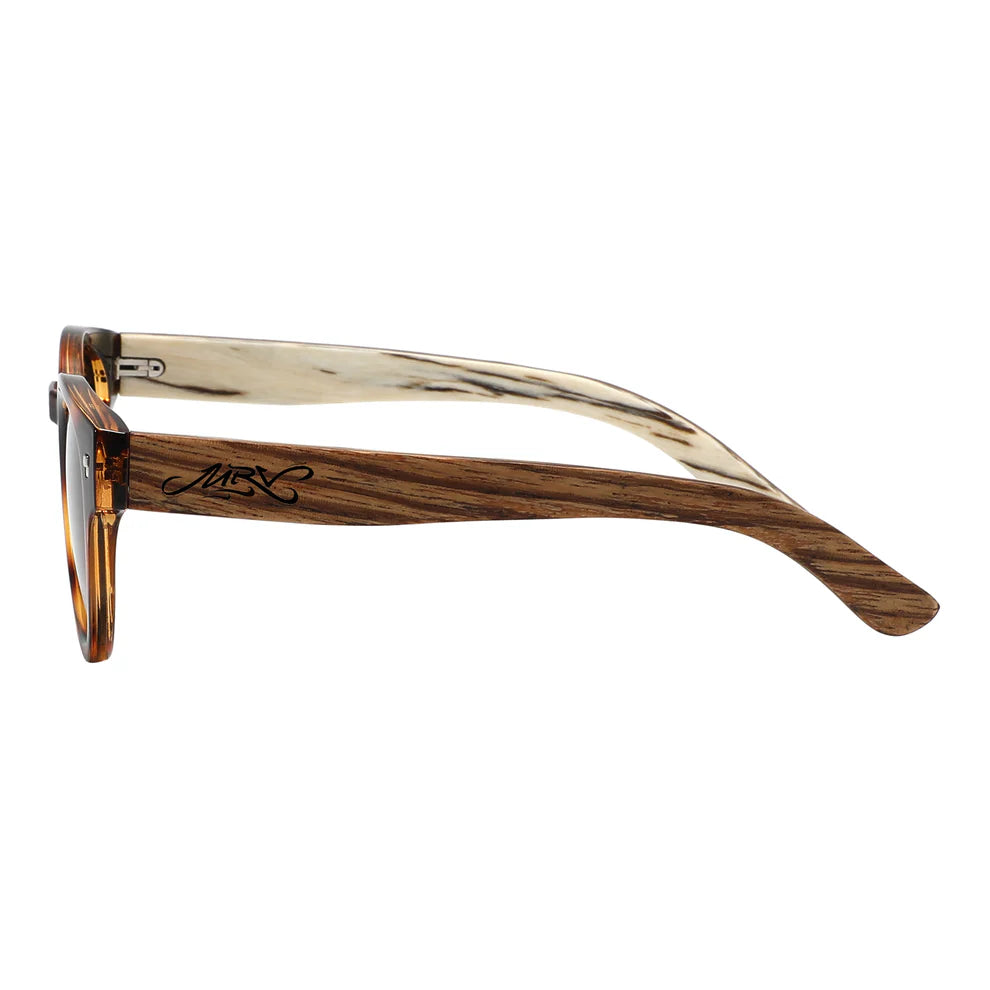 MRV Leeuwin Eco Bamboo Sunglasses - Stripy Leopard