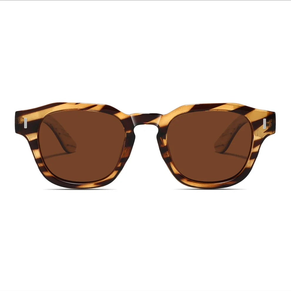 MRV Leeuwin Eco Bamboo Sunglasses - Stripy Leopard