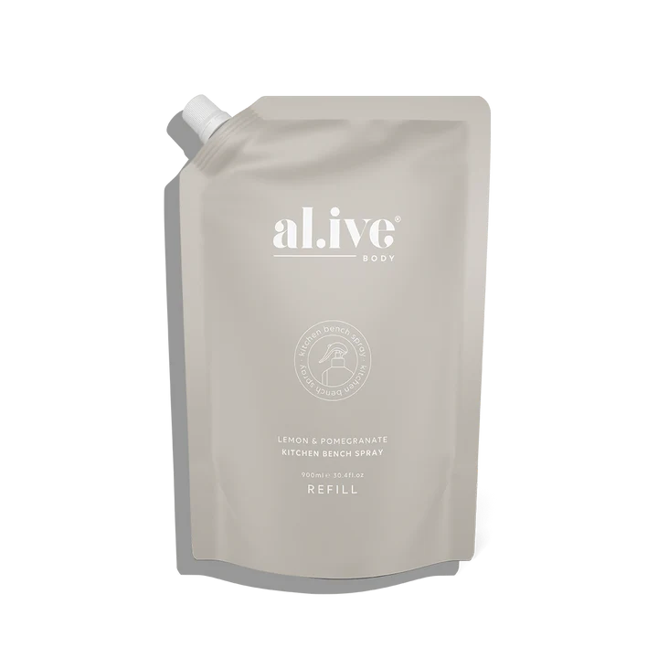 Ali.ive Kitchen Bench Spray Refill - Lemon and Pomegranate