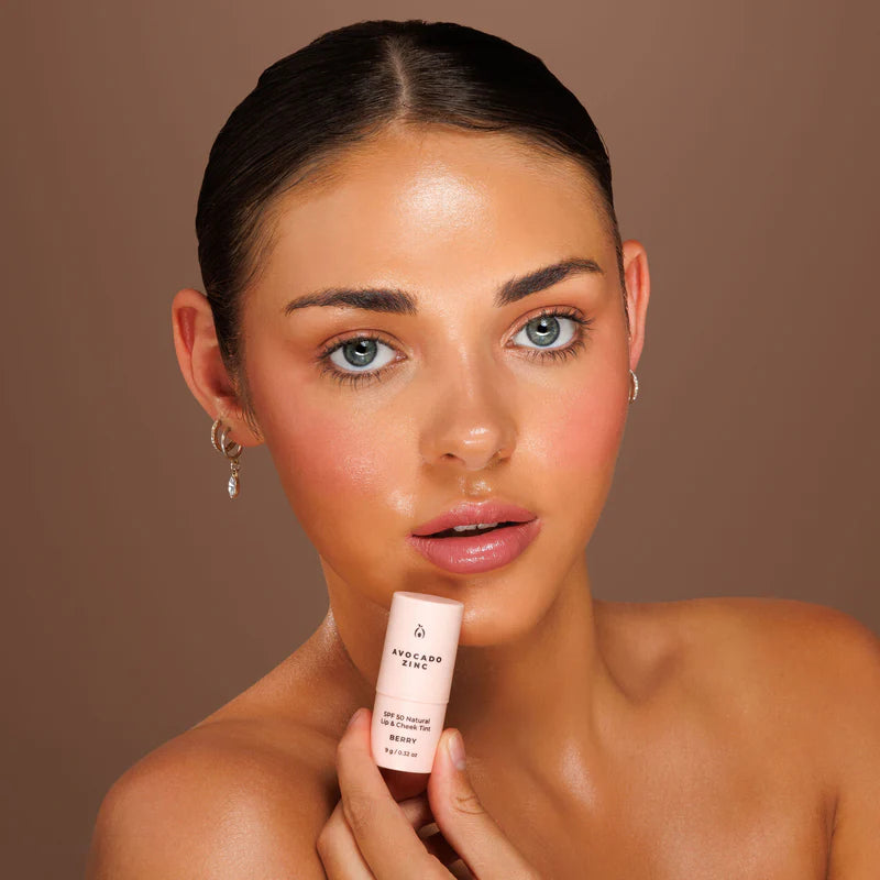 Natural Lip and Cheek Tint - Berry