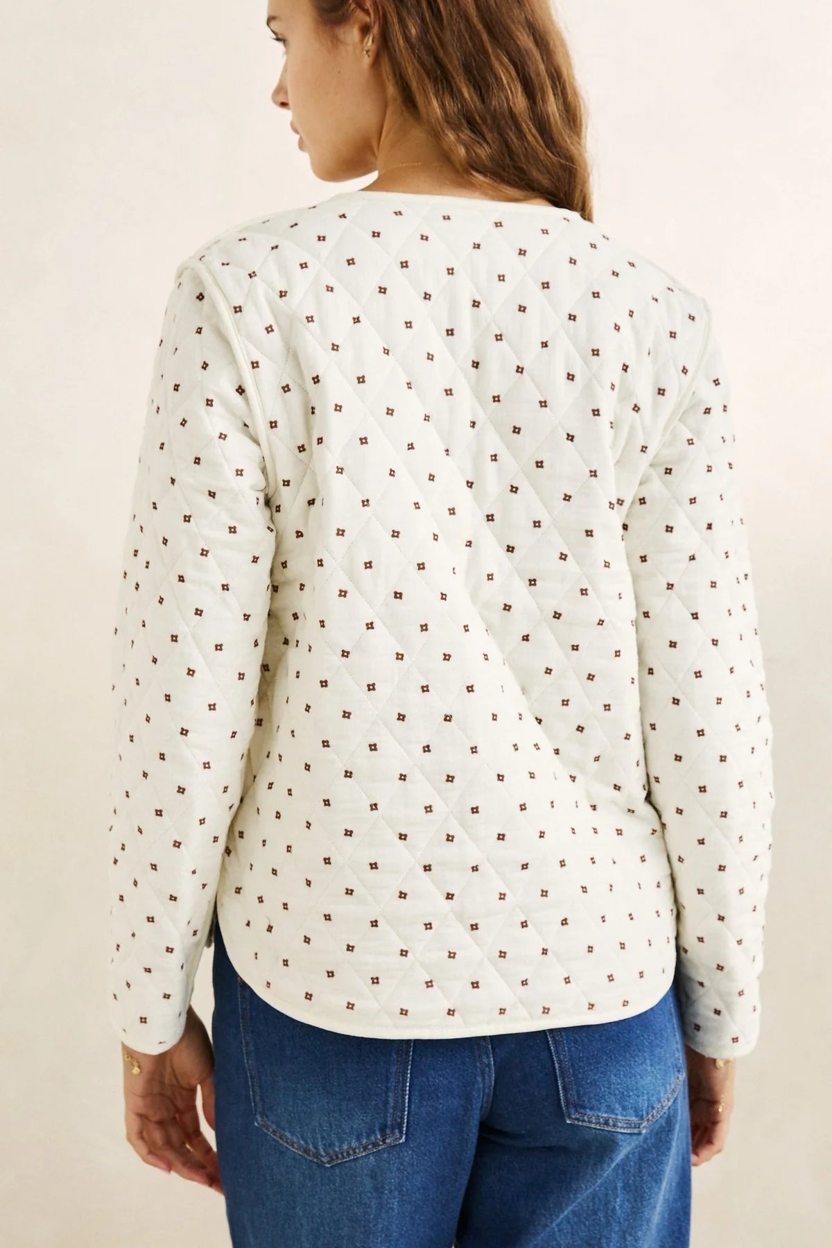 London Check Reversible Quilted Jacket - Chocolate