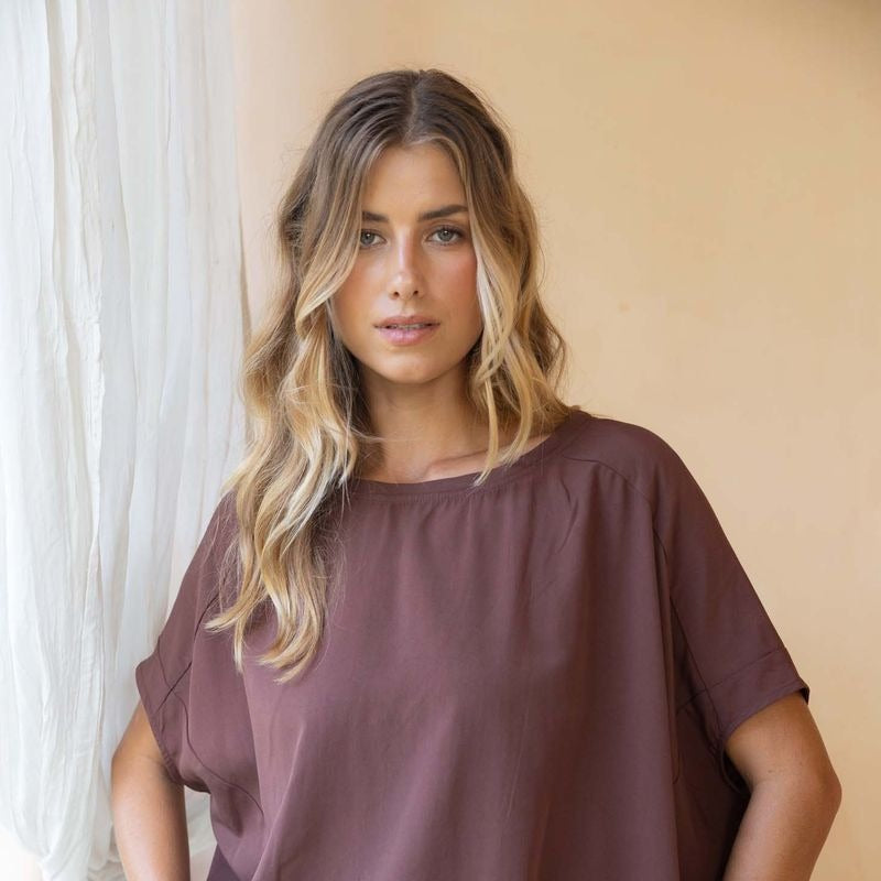 Humidity Lifestyle Lush Top - Cacao