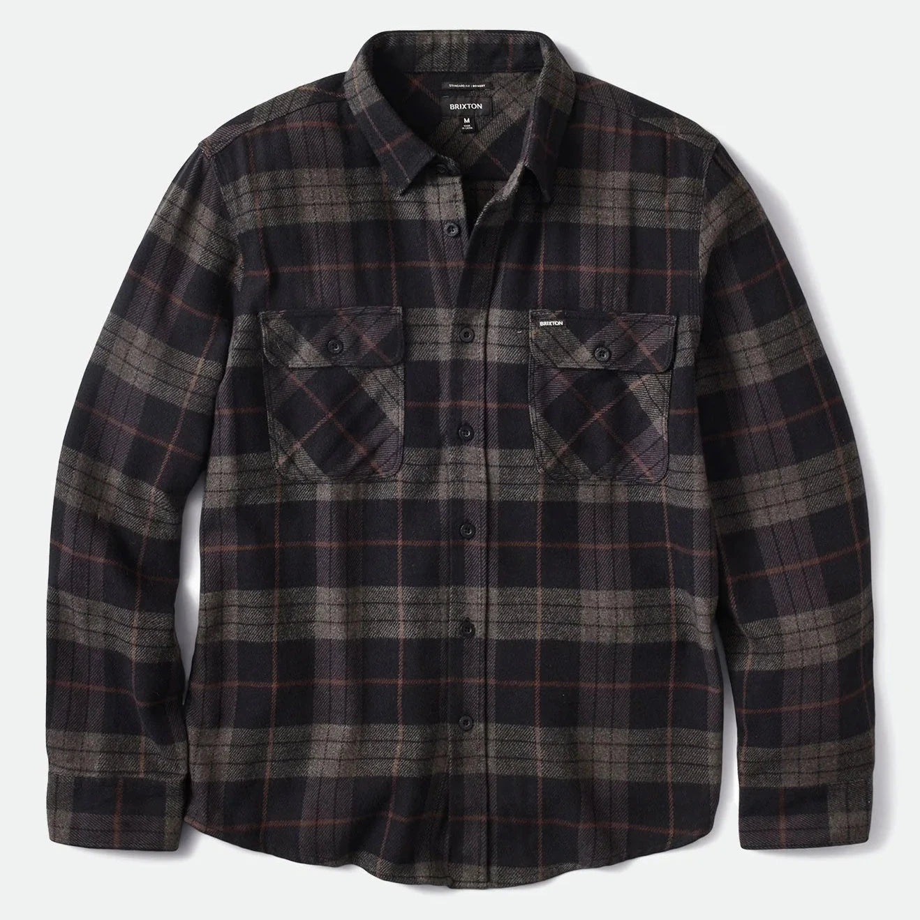 Bowery L/S Flannel - Black / Charcoal