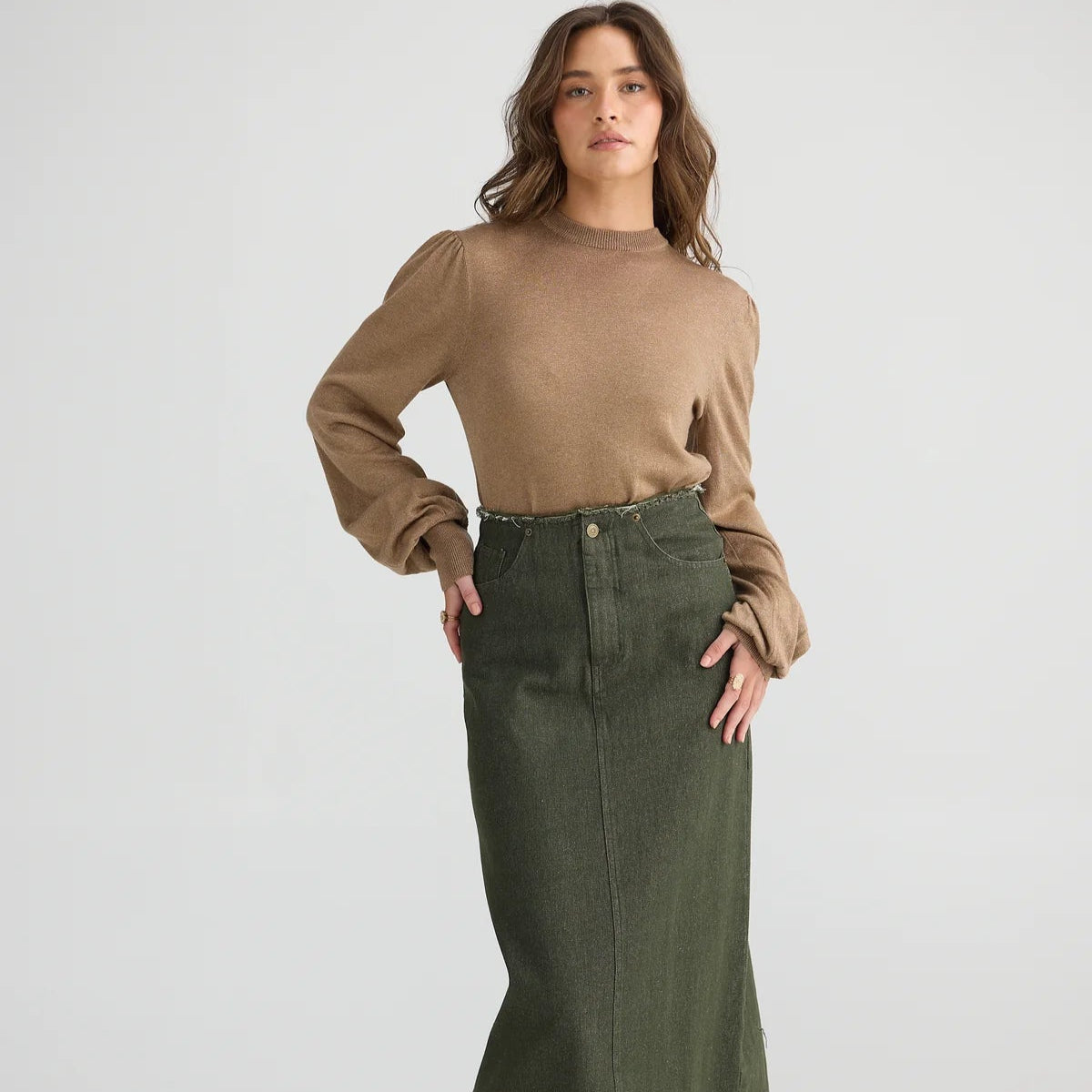Macey Skirt - Olive