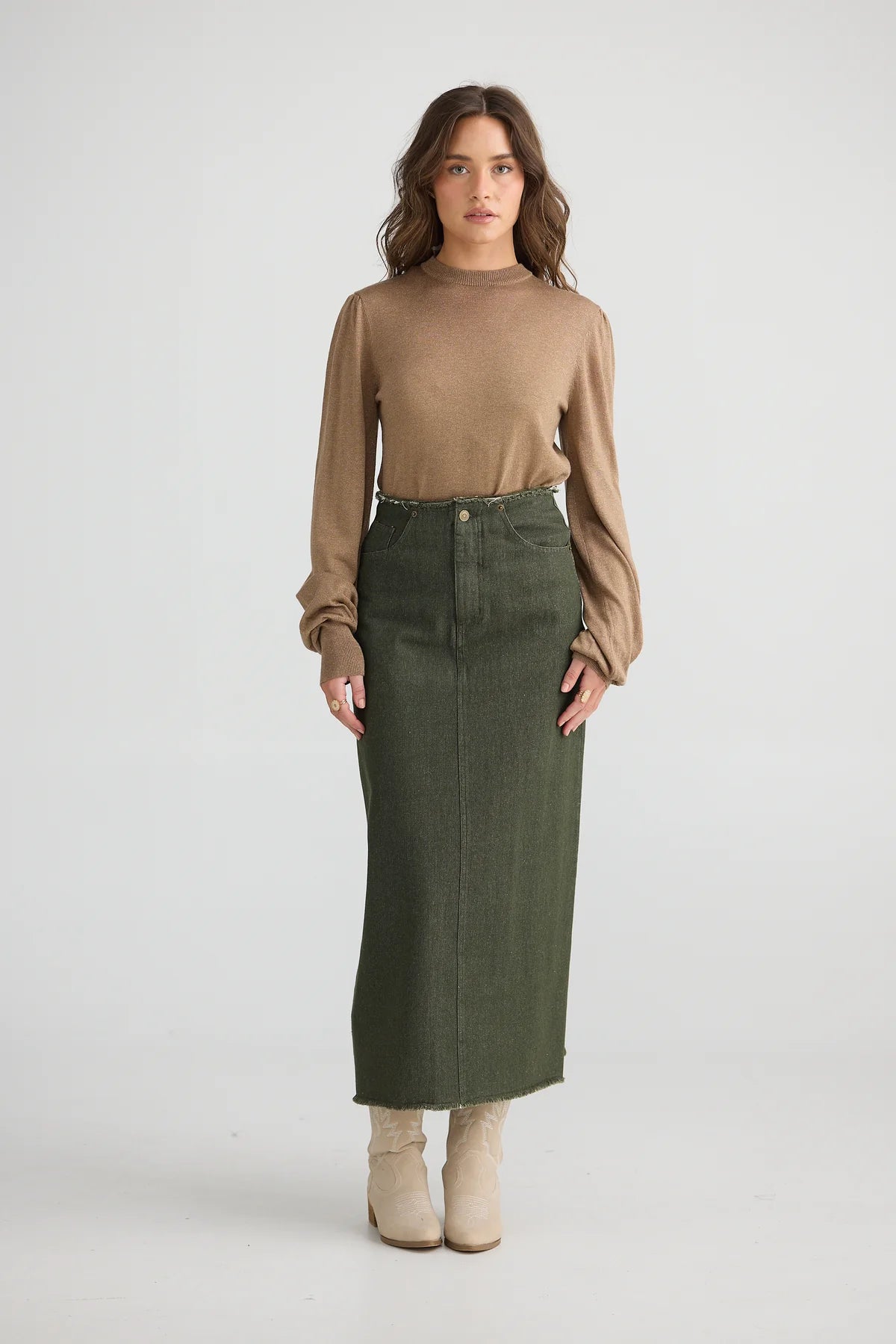Macey Skirt - Olive