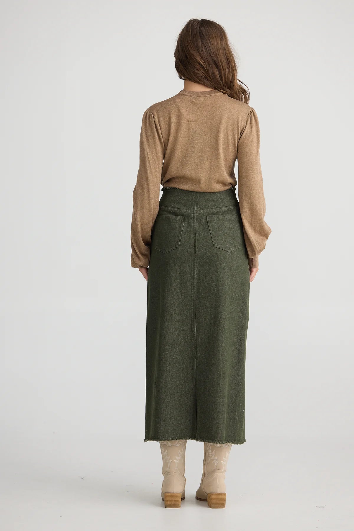 Macey Skirt - Olive
